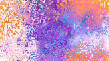 Yumuşak mor ve pembe tonlara sahip soyut organik hücresel doku, sıvı mozaik desen ve rüya gibi dijital yüzey