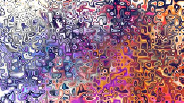 Yumuşak mor ve pembe tonlara sahip soyut organik hücresel doku, sıvı mozaik desen ve rüya gibi dijital yüzey