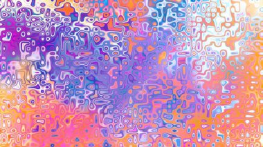 Yumuşak mor ve pembe tonlara sahip soyut organik hücresel doku, sıvı mozaik desen ve rüya gibi dijital yüzey