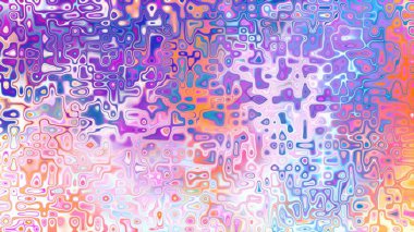 Yumuşak mor ve pembe tonlara sahip soyut organik hücresel doku, sıvı mozaik desen ve rüya gibi dijital yüzey