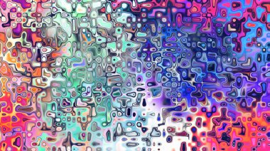 Yumuşak mor ve pembe tonlara sahip soyut organik hücresel doku, sıvı mozaik desen ve rüya gibi dijital yüzey