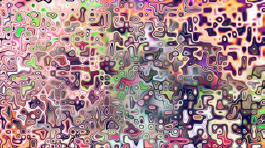 Yumuşak mor ve pembe tonlara sahip soyut organik hücresel doku, sıvı mozaik desen ve rüya gibi dijital yüzey