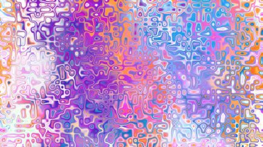 Yumuşak mor ve pembe tonlara sahip soyut organik hücresel doku, sıvı mozaik desen ve rüya gibi dijital yüzey