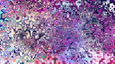 Yumuşak mor ve pembe tonlara sahip soyut organik hücresel doku, sıvı mozaik desen ve rüya gibi dijital yüzey