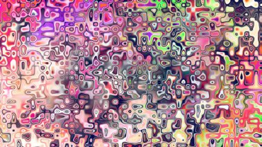 Yumuşak mor ve pembe tonlara sahip soyut organik hücresel doku, sıvı mozaik desen ve rüya gibi dijital yüzey