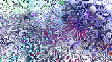 Yumuşak mor ve pembe tonlara sahip soyut organik hücresel doku, sıvı mozaik desen ve rüya gibi dijital yüzey