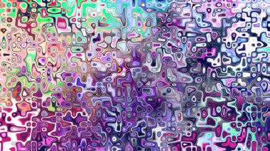 Yumuşak mor ve pembe tonlara sahip soyut organik hücresel doku, sıvı mozaik desen ve rüya gibi dijital yüzey