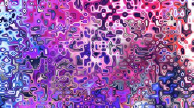 Yumuşak mor ve pembe tonlara sahip soyut organik hücresel doku, sıvı mozaik desen ve rüya gibi dijital yüzey