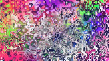 Yumuşak mor ve pembe tonlara sahip soyut organik hücresel doku, sıvı mozaik desen ve rüya gibi dijital yüzey