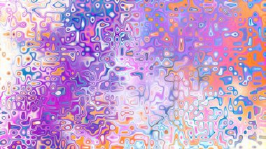 Yumuşak mor ve pembe tonlara sahip soyut organik hücresel doku, sıvı mozaik desen ve rüya gibi dijital yüzey