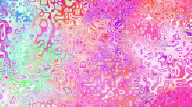 Yumuşak mor ve pembe tonlara sahip soyut organik hücresel doku, sıvı mozaik desen ve rüya gibi dijital yüzey