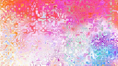 Yumuşak mor ve pembe tonlara sahip soyut organik hücresel doku, sıvı mozaik desen ve rüya gibi dijital yüzey