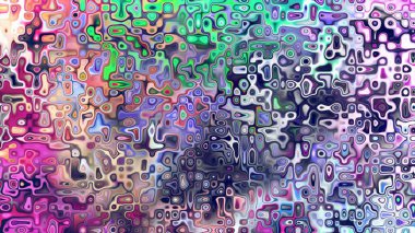 Yumuşak mor ve pembe tonlara sahip soyut organik hücresel doku, sıvı mozaik desen ve rüya gibi dijital yüzey