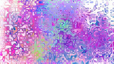 Yumuşak mor ve pembe tonlara sahip soyut organik hücresel doku, sıvı mozaik desen ve rüya gibi dijital yüzey