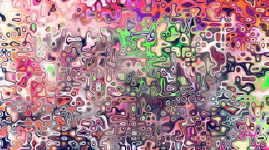 Yumuşak mor ve pembe tonlara sahip soyut organik hücresel doku, sıvı mozaik desen ve rüya gibi dijital yüzey