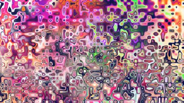 Yumuşak mor ve pembe tonlara sahip soyut organik hücresel doku, sıvı mozaik desen ve rüya gibi dijital yüzey