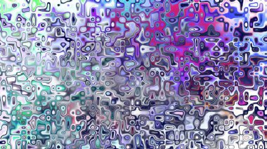 Yumuşak mor ve pembe tonlara sahip soyut organik hücresel doku, sıvı mozaik desen ve rüya gibi dijital yüzey