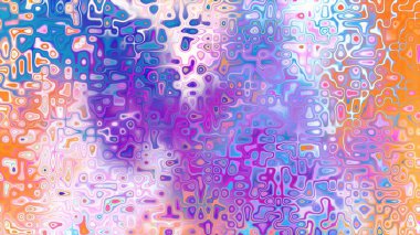 Yumuşak mor ve pembe tonlara sahip soyut organik hücresel doku, sıvı mozaik desen ve rüya gibi dijital yüzey