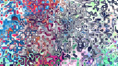 Yumuşak mor ve pembe tonlara sahip soyut organik hücresel doku, sıvı mozaik desen ve rüya gibi dijital yüzey