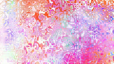 Yumuşak mor ve pembe tonlara sahip soyut organik hücresel doku, sıvı mozaik desen ve rüya gibi dijital yüzey