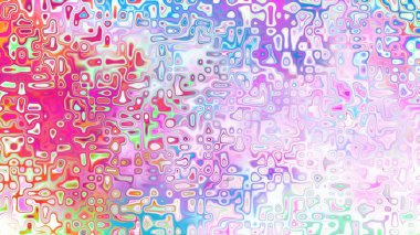 Yumuşak mor ve pembe tonlara sahip soyut organik hücresel doku, sıvı mozaik desen ve rüya gibi dijital yüzey