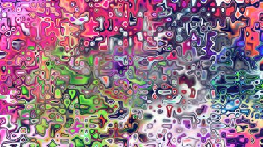 Yumuşak mor ve pembe tonlara sahip soyut organik hücresel doku, sıvı mozaik desen ve rüya gibi dijital yüzey