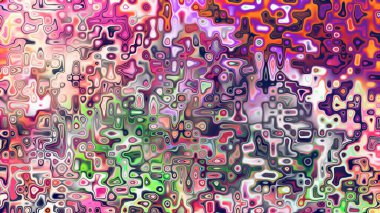 Yumuşak mor ve pembe tonlara sahip soyut organik hücresel doku, sıvı mozaik desen ve rüya gibi dijital yüzey