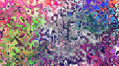 Yumuşak mor ve pembe tonlara sahip soyut organik hücresel doku, sıvı mozaik desen ve rüya gibi dijital yüzey