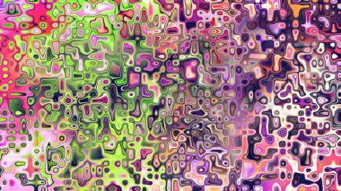 Yumuşak mor ve pembe tonlara sahip soyut organik hücresel doku, sıvı mozaik desen ve rüya gibi dijital yüzey