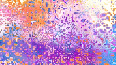 Yumuşak mor ve pembe tonlara sahip soyut organik hücresel doku, sıvı mozaik desen ve rüya gibi dijital yüzey