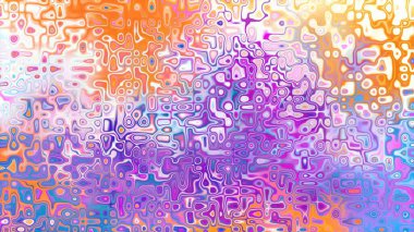 Yumuşak mor ve pembe tonlara sahip soyut organik hücresel doku, sıvı mozaik desen ve rüya gibi dijital yüzey