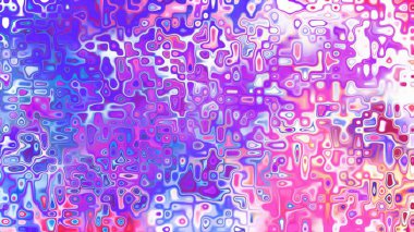 Yumuşak mor ve pembe tonlara sahip soyut organik hücresel doku, sıvı mozaik desen ve rüya gibi dijital yüzey