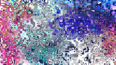 Yumuşak mor ve pembe tonlara sahip soyut organik hücresel doku, sıvı mozaik desen ve rüya gibi dijital yüzey