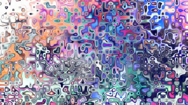 Yumuşak mor ve pembe tonlara sahip soyut organik hücresel doku, sıvı mozaik desen ve rüya gibi dijital yüzey