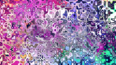 Yumuşak mor ve pembe tonlara sahip soyut organik hücresel doku, sıvı mozaik desen ve rüya gibi dijital yüzey