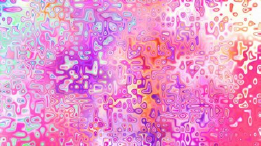 Yumuşak mor ve pembe tonlara sahip soyut organik hücresel doku, sıvı mozaik desen ve rüya gibi dijital yüzey