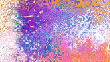 Yumuşak mor ve pembe tonlara sahip soyut organik hücresel doku, sıvı mozaik desen ve rüya gibi dijital yüzey