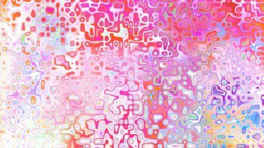 Yumuşak mor ve pembe tonlara sahip soyut organik hücresel doku, sıvı mozaik desen ve rüya gibi dijital yüzey