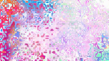 Yumuşak mor ve pembe tonlara sahip soyut organik hücresel doku, sıvı mozaik desen ve rüya gibi dijital yüzey