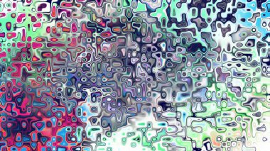 Yumuşak mor ve pembe tonlara sahip soyut organik hücresel doku, sıvı mozaik desen ve rüya gibi dijital yüzey