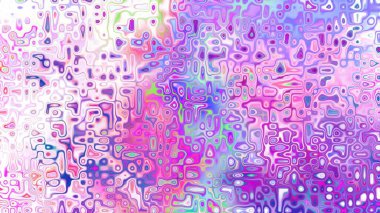 Yumuşak mor ve pembe tonlara sahip soyut organik hücresel doku, sıvı mozaik desen ve rüya gibi dijital yüzey