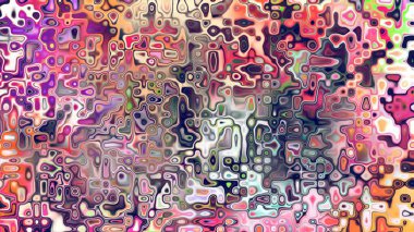 Yumuşak mor ve pembe tonlara sahip soyut organik hücresel doku, sıvı mozaik desen ve rüya gibi dijital yüzey