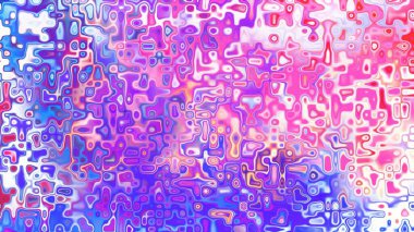 Yumuşak mor ve pembe tonlara sahip soyut organik hücresel doku, sıvı mozaik desen ve rüya gibi dijital yüzey