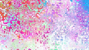 Yumuşak mor ve pembe tonlara sahip soyut organik hücresel doku, sıvı mozaik desen ve rüya gibi dijital yüzey