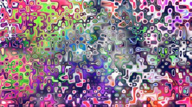 Yumuşak mor ve pembe tonlara sahip soyut organik hücresel doku, sıvı mozaik desen ve rüya gibi dijital yüzey