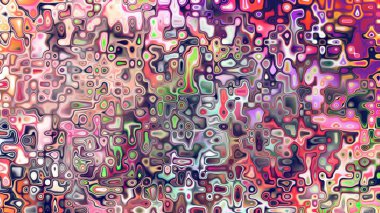 Yumuşak mor ve pembe tonlara sahip soyut organik hücresel doku, sıvı mozaik desen ve rüya gibi dijital yüzey