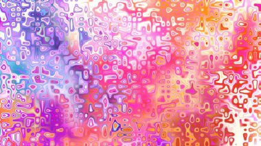 Yumuşak mor ve pembe tonlara sahip soyut organik hücresel doku, sıvı mozaik desen ve rüya gibi dijital yüzey