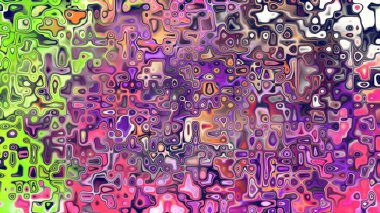 Yumuşak mor ve pembe tonlara sahip soyut organik hücresel doku, sıvı mozaik desen ve rüya gibi dijital yüzey