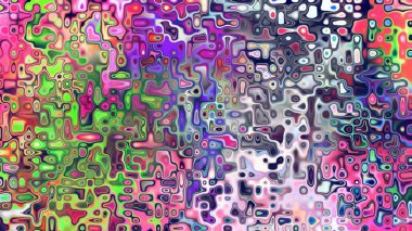 Yumuşak mor ve pembe tonlara sahip soyut organik hücresel doku, sıvı mozaik desen ve rüya gibi dijital yüzey