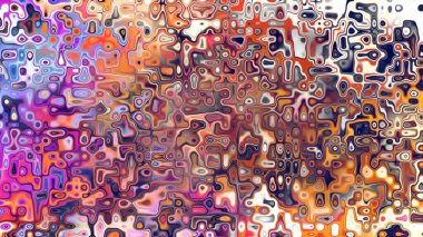 Yumuşak mor ve pembe tonlara sahip soyut organik hücresel doku, sıvı mozaik desen ve rüya gibi dijital yüzey